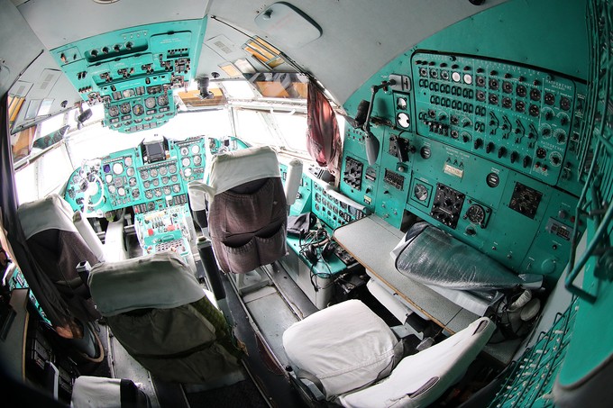 Das Cockpit ...