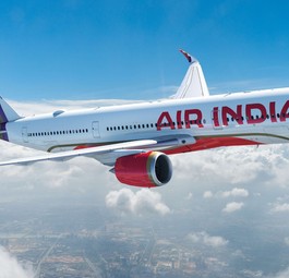 Flugzeug von Air India: Die Flotte wächst nochmal deutlich.