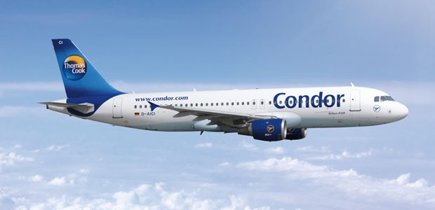 A320-200 von Condor: Dieser Flieger musste notlanden.