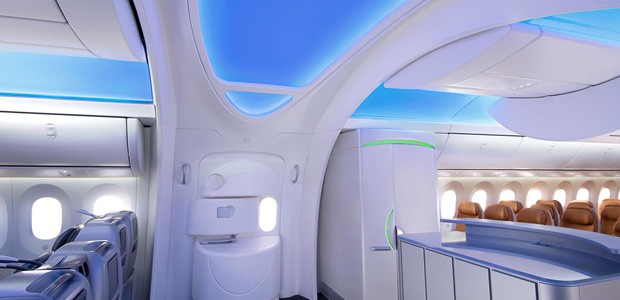 Dreamliner-Kabine: Bald immer mit W-Lan?