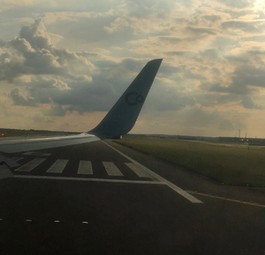 Flügel von La-Compagnie-757: Die Airline gibt es seit 2014.