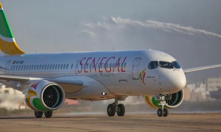Airbus A220 von Air Sénégal: Hebt nicht ab.