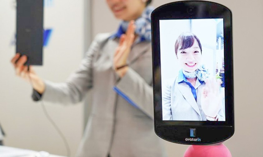 Roboter «Newme»: ANA möchte 1000 dieser Kommunikationsroboter 2020 in Betrieb nehmen.