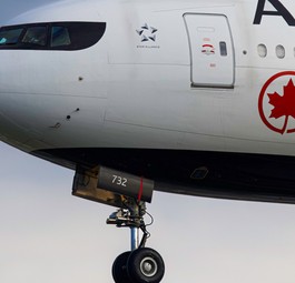 Flieger von Air Canada: Kanada erlebt einen Tourismusboom.