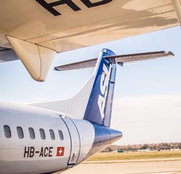 Ehemalige ATR von ASL Switzerland: Keine Flüge mehr.