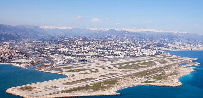 Flughafen Nizza: Swiss streicht Flüge von Zürich.