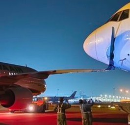 Airbus A321 und Boeing 777: Beide von Eva Air.