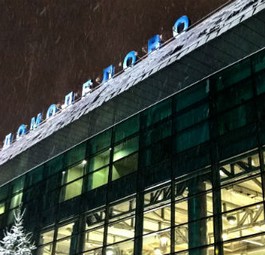 Flughafen Moskau Domodedowo: Weniger Passagiere.