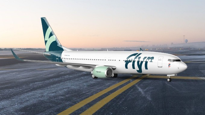 Flyr Boeing 737-800: Die norgwegische Airline präsentiert erstmals ihre neue Lackierung.