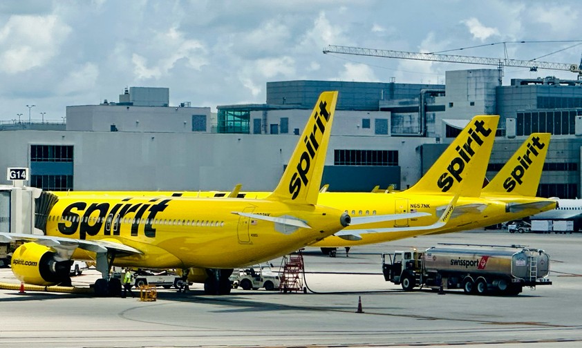 Flieger von Spirit Airlines: Die Fluggesellschaft braucht weniger