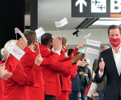 Alexis von Hoensbroech beim Neustart von Austrian Airlines: Schlechtes Timing.