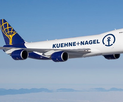 Boeing 747-8 F von Atlas Air im Einsatz für Kühne + Nagel: Könnte so aussehen.