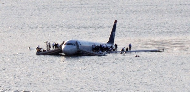 Notwasserung im Hudson River: Glück und viel Können.