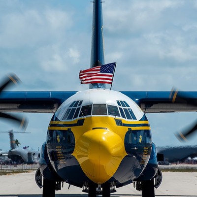 Die Hercules C-130J Fat Albert: Das Flugzeug muss im Winter nach England.