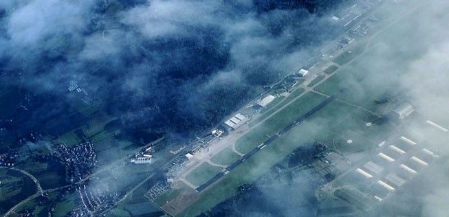 Flughafen Friedrichshafen: Noch steckt er in finanziellen Nöten.