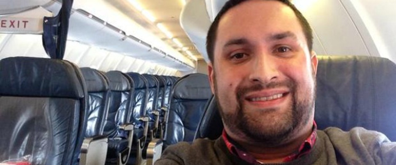 «Ich mache keine Witze, ich bin ganz allein im Flieger.» twitterte Chris O'Leary. Leider stieg kurz darauf ein zweiter Passagier hinzu. Sie sollten dennoch die einzigen bleiben.