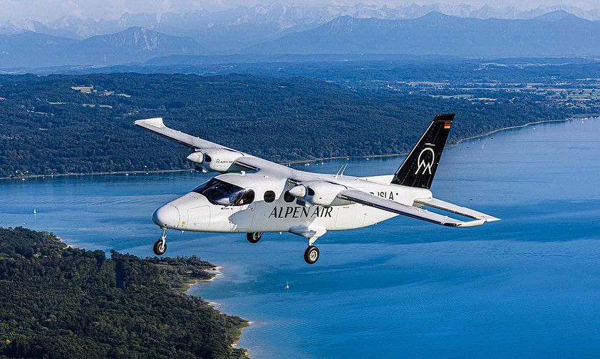 Tecnam P2012 von Alpen Air: Bald auf längeren Strecken unterwegs.
