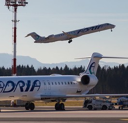 Bombardier CRJs von Adria Airways: Am 24. und 25. September heben keine Flieger ab.
