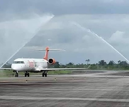 Bombardier CERj 900 von Ibom Air: Künftig will die Fluglinie auch auf Airbus A220 setzen.