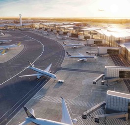 So soll das Terminal 5 dereinst aussehen: Platz für 50 Millionen zusätzliche Passagierinnen und Passagiere.