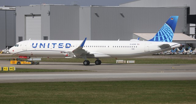 airbus a321 xlr united airlines