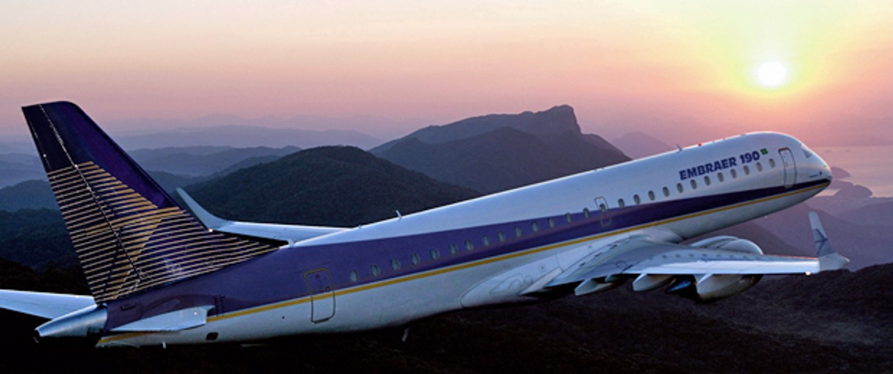 Embraer 190: Bleibt mitunter das größte Flugzeug der Brasilianer.