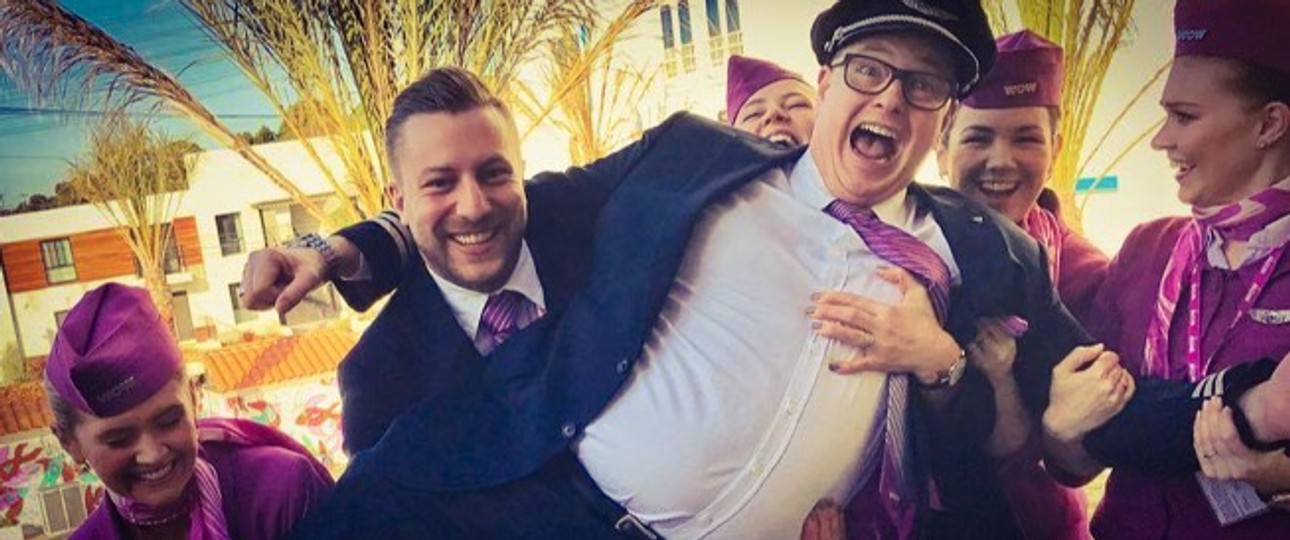 Crew von Wow Air in Los Angeles: Die Airline baut ein Busines-Angebot auf.