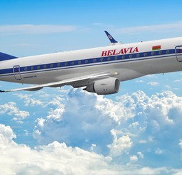 Embraer E175 von Belavia: Neu in der Flotte.