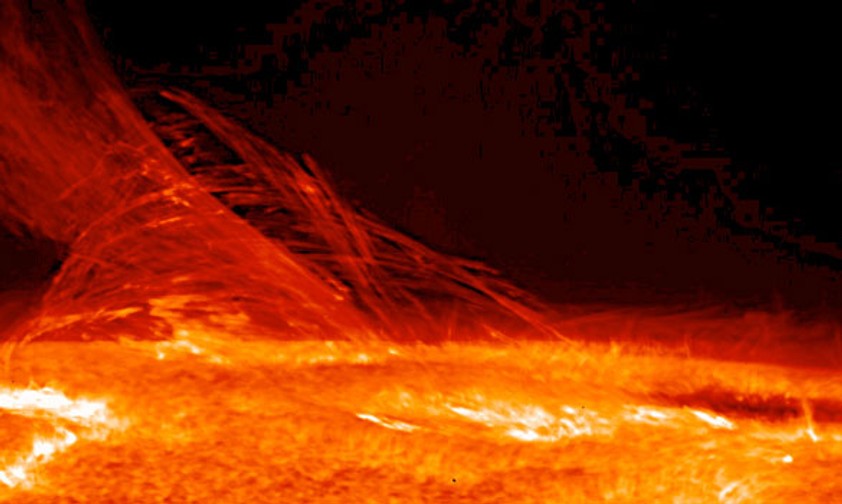 Die Oberfläche der Sonne in einer Aufnahme der NASA