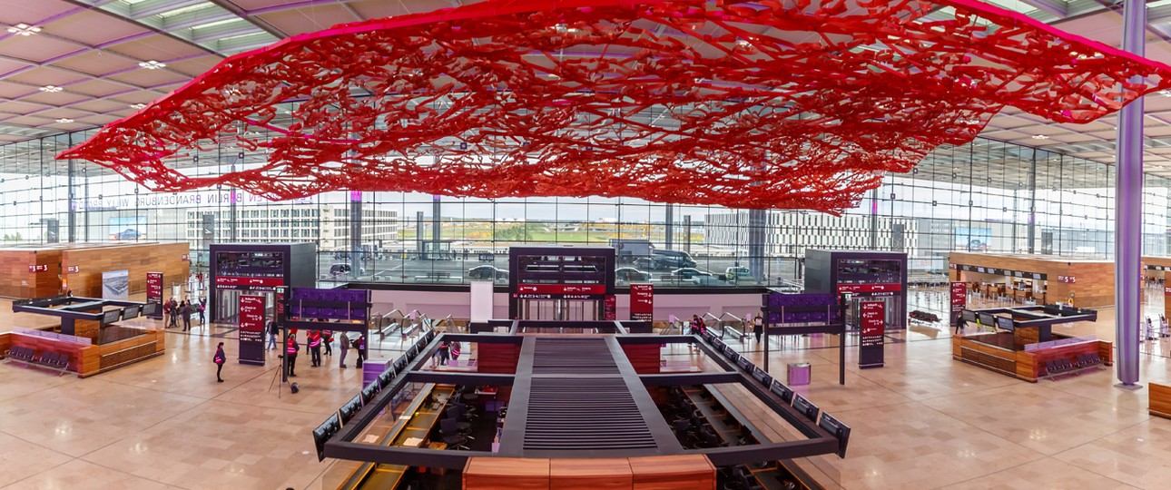 Terminal 1 des BER: Der neue Flughafen ist in Betrieb.