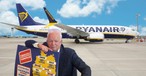 Ryanairs Airline-Chef Eddie Wilson: Kürzt in Deutschland.