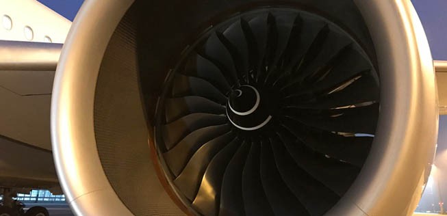 Angetrieben wird der Flieger von zwei Rolls Royce Trent XWB-84.