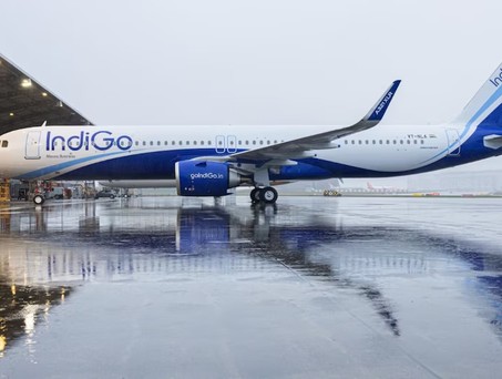 Erster Airbus A321 XLR von Indigo: Das Flugzeug unterscheidet sich vom Rest der Flotte.
