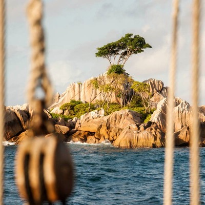 Ave Maria Felsen auf den Seychellen