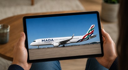 Animation von Mada Airways: Die Airline soll noch in diesem Jahr starten. 