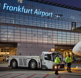 Swissport-Abfertigung am Flughafen Frankfurt: Aktuell nur Schmalrumpfjets.