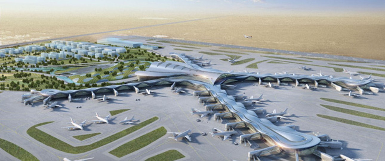 Midfield Terminal Building: 65 Flieger sollen Platz haben.