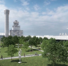 So soll der modernisierte Flughafen Prag aussehen.