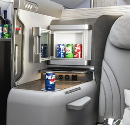 Das Konzept Space Chiller von Collins Aerospace: Direkt am Platz ...