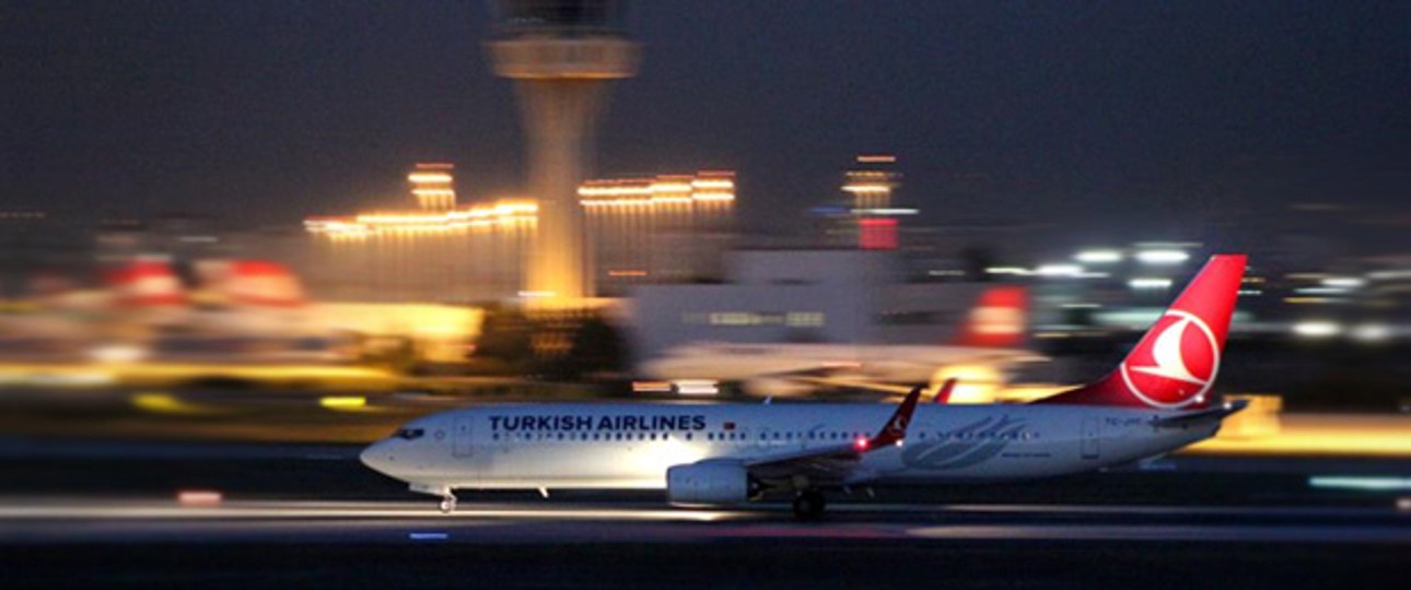 Jet von Turkish Airlines: Ohne kritische Medien unterwegs.