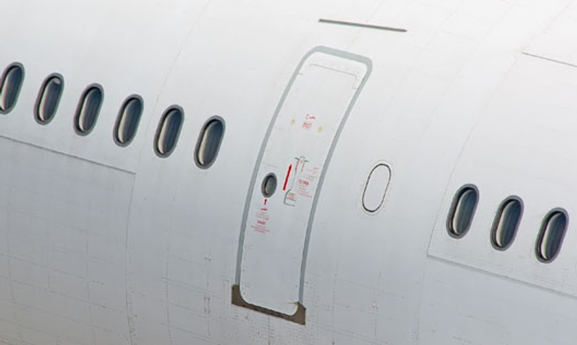 Flugzeugtür: Im Flug unmöglich zu öffnen.
