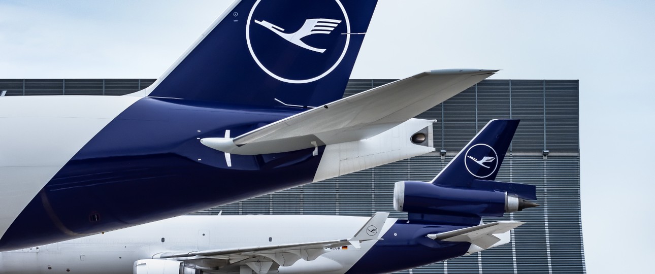 Die Boeing 777 F (vorne) beendete das Kapitel MD-11 (hinten) bei Lufthansa Cargo. Danach ...