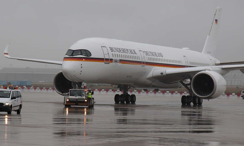 Im Dezember 2020 machte der Airbus A350 der Flugbereitschaft eine Weltumrundung.