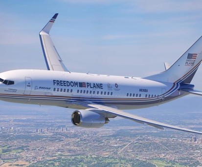 Das «Freedom Plane»: Befördert wertvolle Fracht.