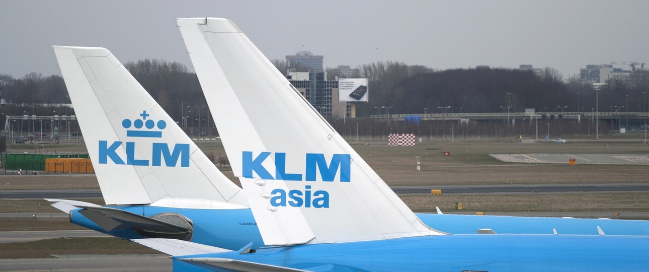 Boeing 777 von KLM: Einmal mit und ein Mal ohne Krone: Das ändert sich jetzt.