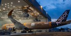 Der Airbus-A350-F-Prototyp mit der Seriennummer 700: Trägt einen Paketlook, der aus einem Designwettbewerb hervorgegangen ist.