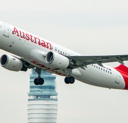 Airbus A320 von Austrian Airlines: Wieder viel unterwegs.