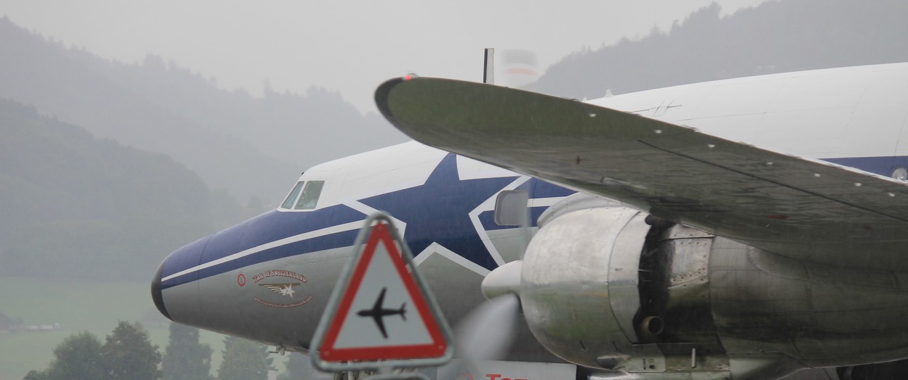 Super Constellation in Bern Belp: Es konnte nicht genug Geld aufgetrieben werden.