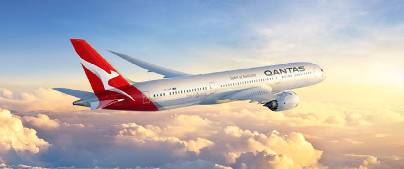Dreamliner von Qantas: Nonstop nach Europa.