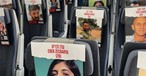 El Al hat auf einem Sonderflug Bilder von Vermissten auf alle Sitze geklebt: Die Aktion soll Aufmerksamkeit für das Schicksal der Geiseln schaffen.